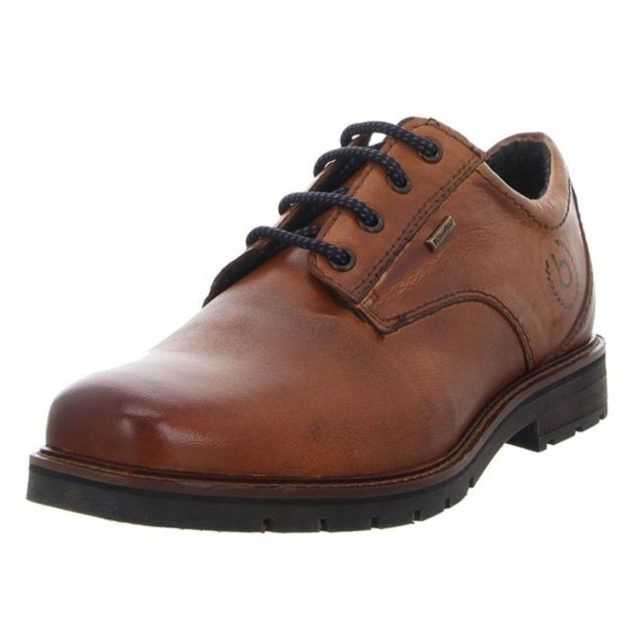 Herren Bugatti Schnurschuhe | Bugatti - Schnurschuhe - Vandero Comfort - Cognac