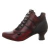 Damen Simen Pumps | Simen - Schnurpumps - Rot-Kombi