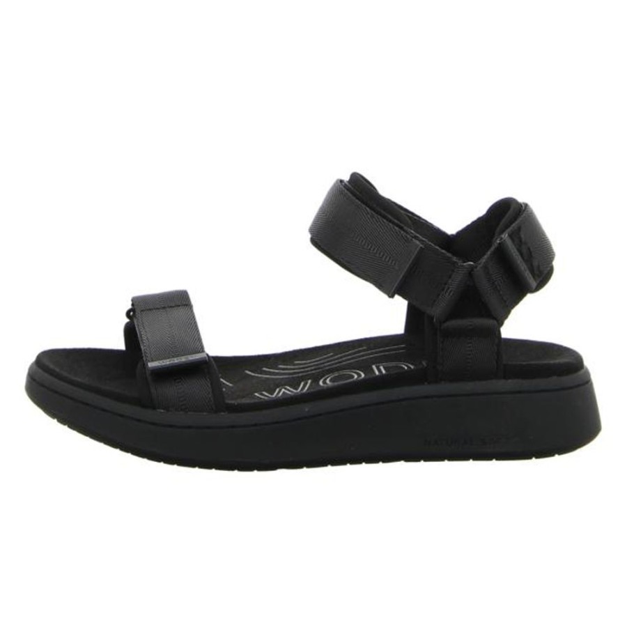 Damen Woden Sandaletten | Woden - Sandalen - Line - Black/Black