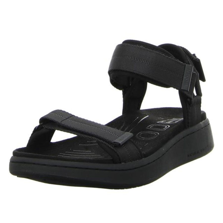 Damen Woden Sandaletten | Woden - Sandalen - Line - Black/Black