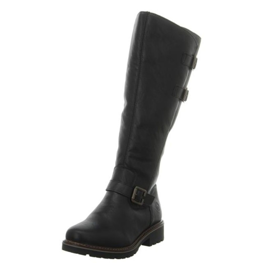 Damen Remonte Stiefel | Remonte - Stiefel - Vario- Schaftlose Einlage - Schwarz