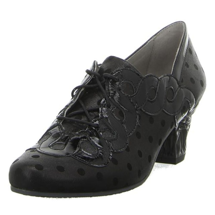 Damen Simen Pumps | Simen - Schnurpumps - Schwarz