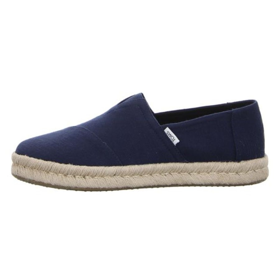 Herren TOMS Halbschuhe | Toms - Slipper - Alp Rope 2.0 - Navy