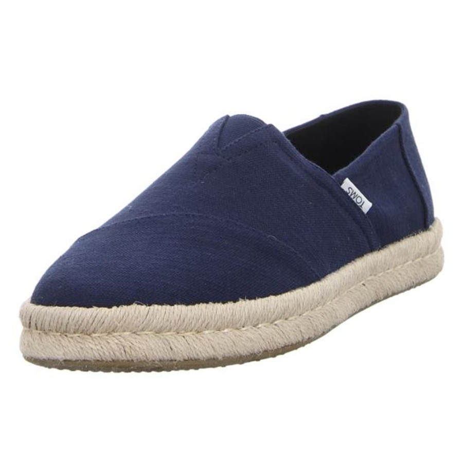 Herren TOMS Halbschuhe | Toms - Slipper - Alp Rope 2.0 - Navy