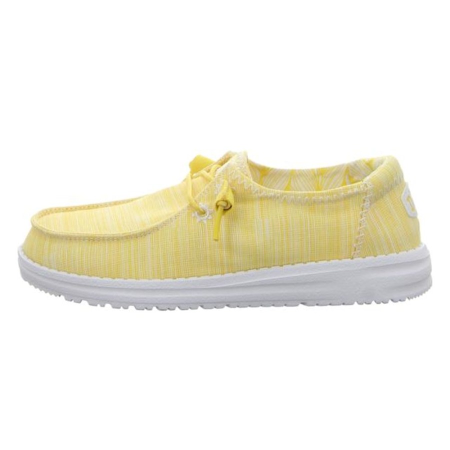 Damen Hey Dude Schnurschuhe | Hey Dude - Schnurschuhe - Wendy Star - Empire Yellow