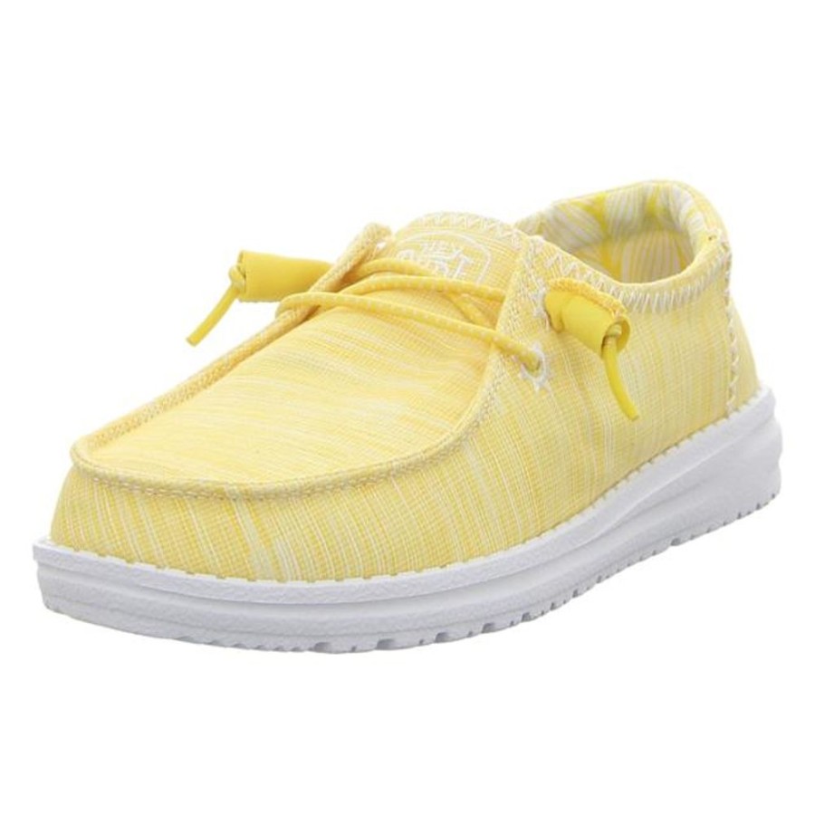 Damen Hey Dude Schnurschuhe | Hey Dude - Schnurschuhe - Wendy Star - Empire Yellow