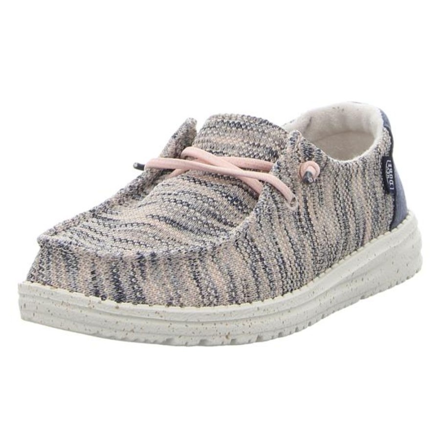 Damen Hey Dude Schnurschuhe | Hey Dude - Schnurschuhe - Wendy Sox - Light Pink